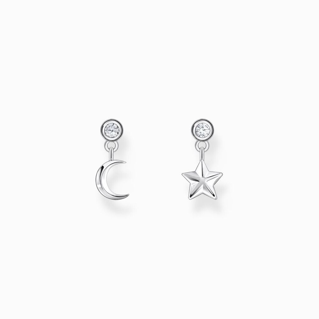Thomas Sabo H2293-051-14 Damen-Ohrringe Ohrstecker Mond und Produktbild 