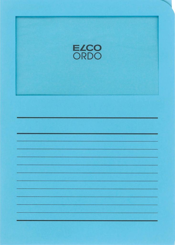 ELCO Sichtmappe Ordo classico 29489.31 A4 blau 100 St./Pack.