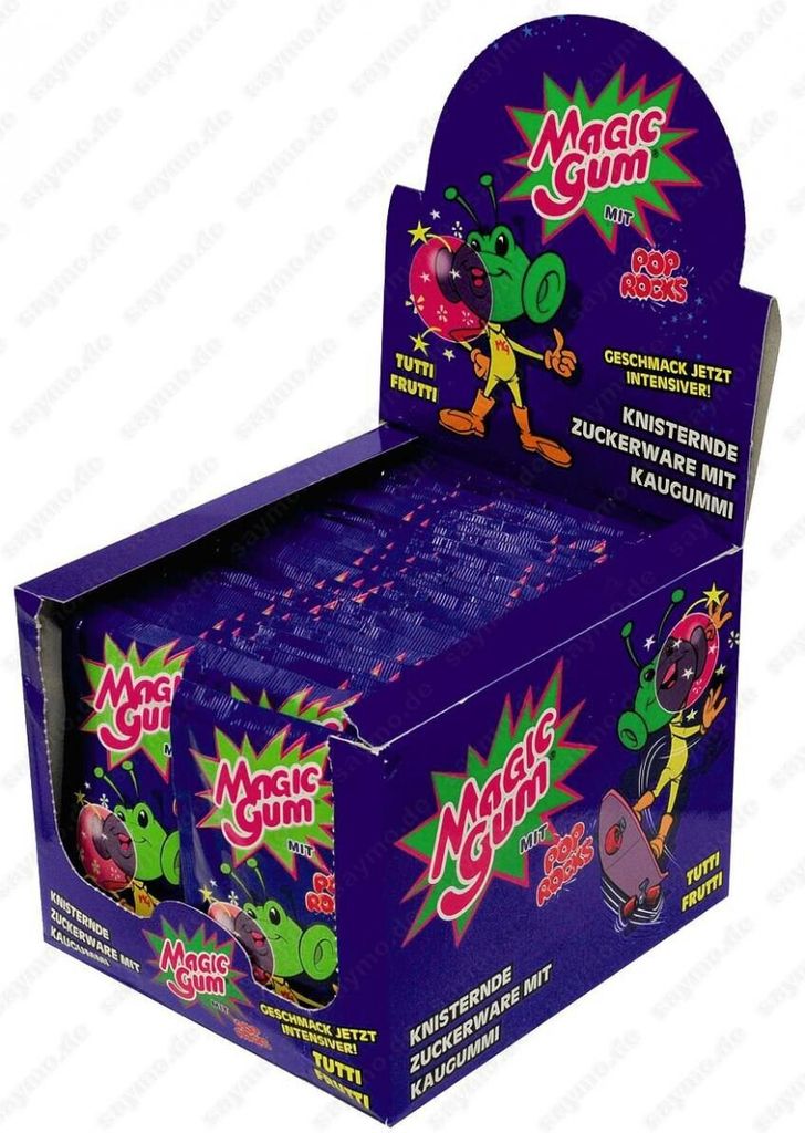 Magic Gum® Tutti Frutti 50stk. Im Displaykarton Produktbild 