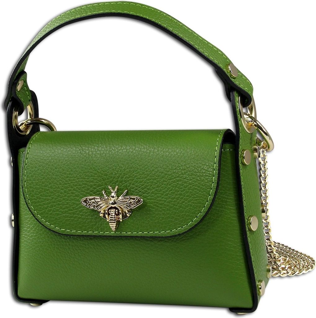 Toscanto Leder Tasche Umhängetasche grün OTT817UL