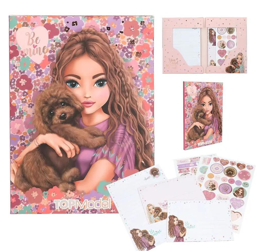 DEPESCHE TOPModel Briefpapier Set Floral 38 Teile