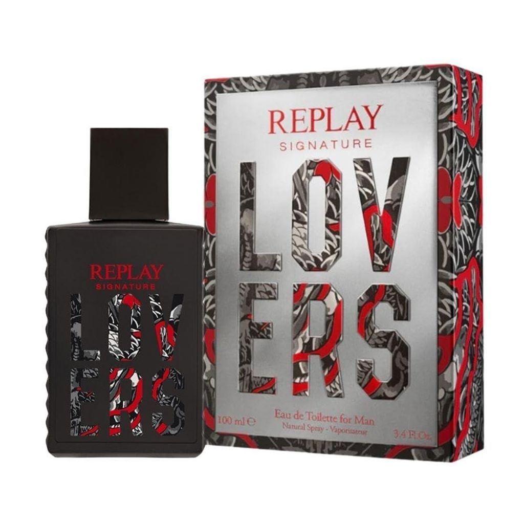 Replay Signature Lovers for Man EDT 100 ml – dřevitě Obrázek produktu 