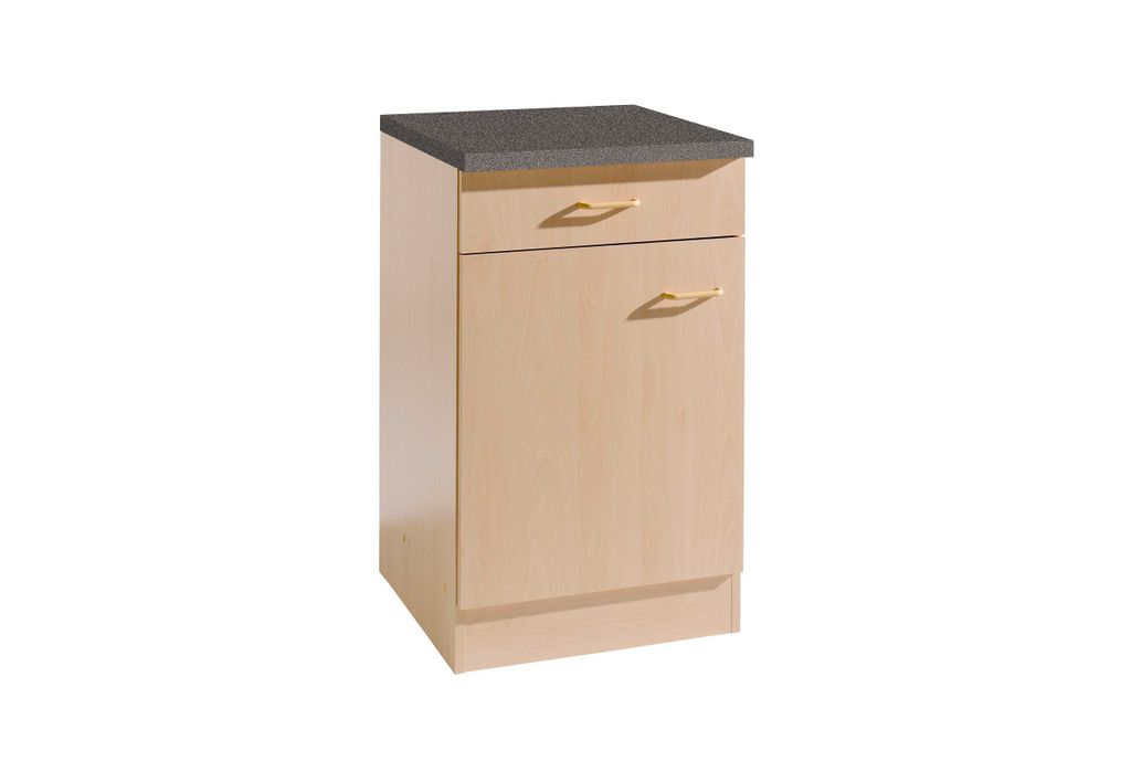Küchen Unterschrank Start 50 cm breit 60 cm tief in Buche Produktbild 