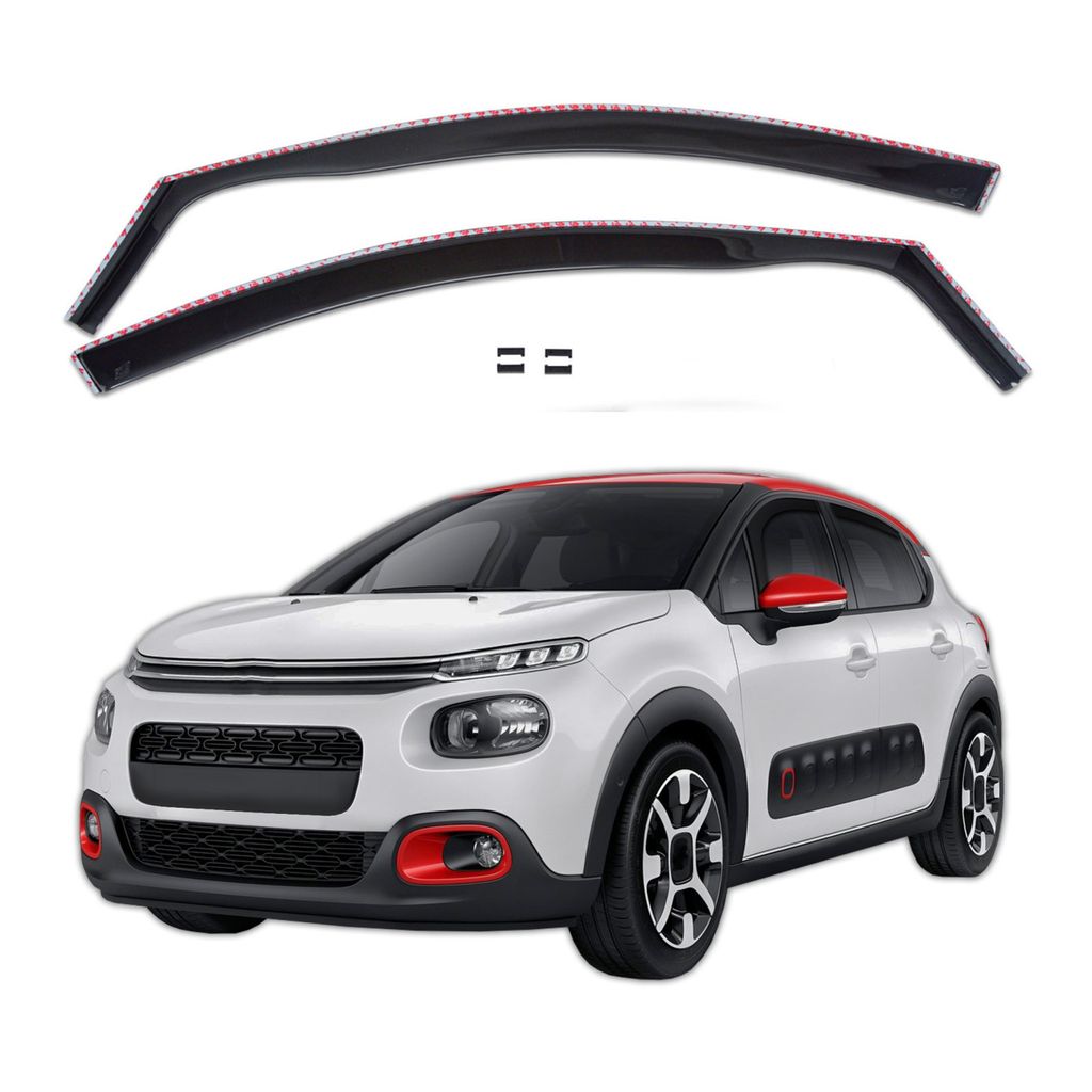 J&J Automotive | SCOUTT Okenné deflektory pre Citroen C3 Obrázok produktu 