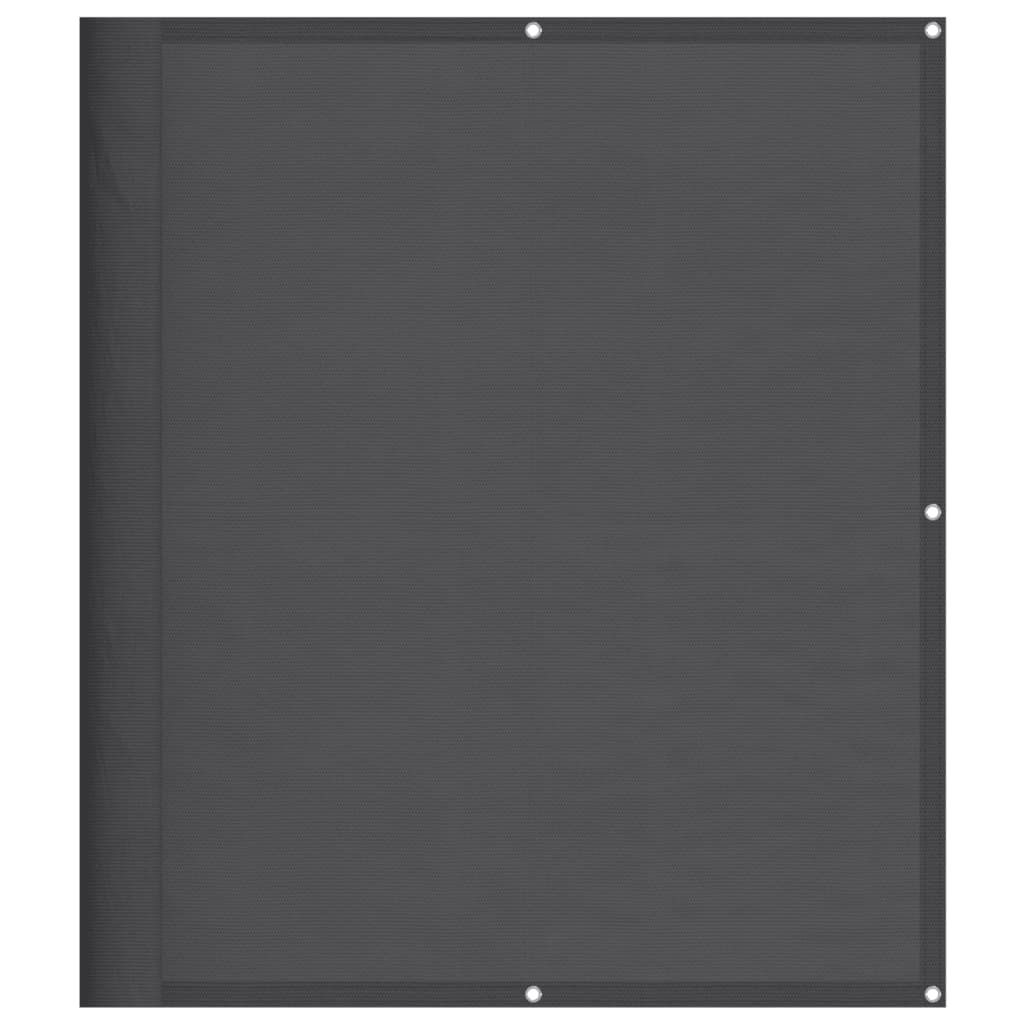 Balkon-Sichtschutz Anthrazit 120x800 cm 100 % Polyester-Oxford