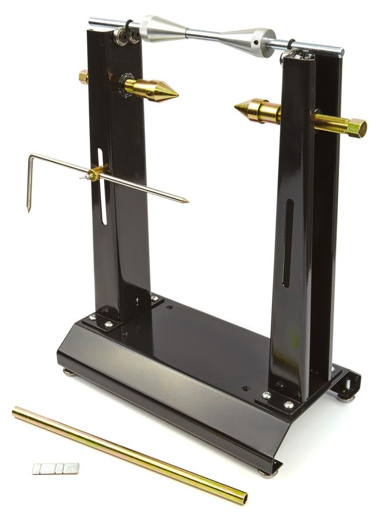 HBM Deluxe Motorradreifen-Auswuchtgerät mit verstellbaren Füßen