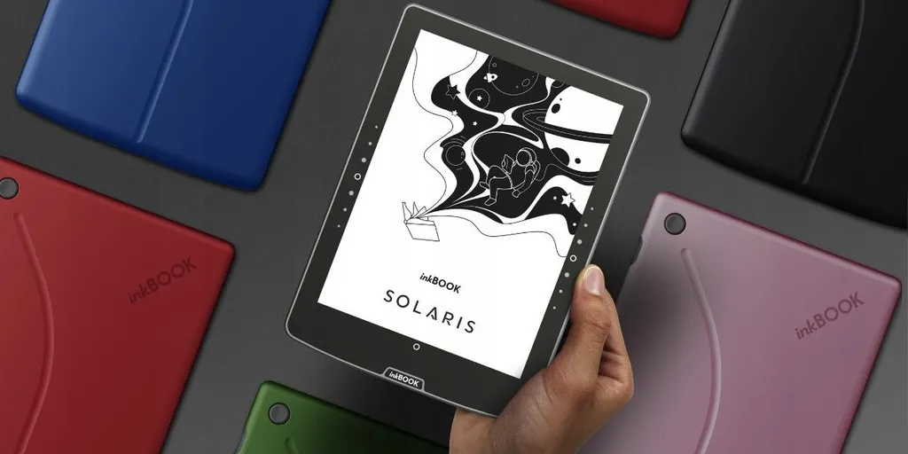 Liseuse numérique compacte INKBOOK Solaris Yellow avec confort oculaire