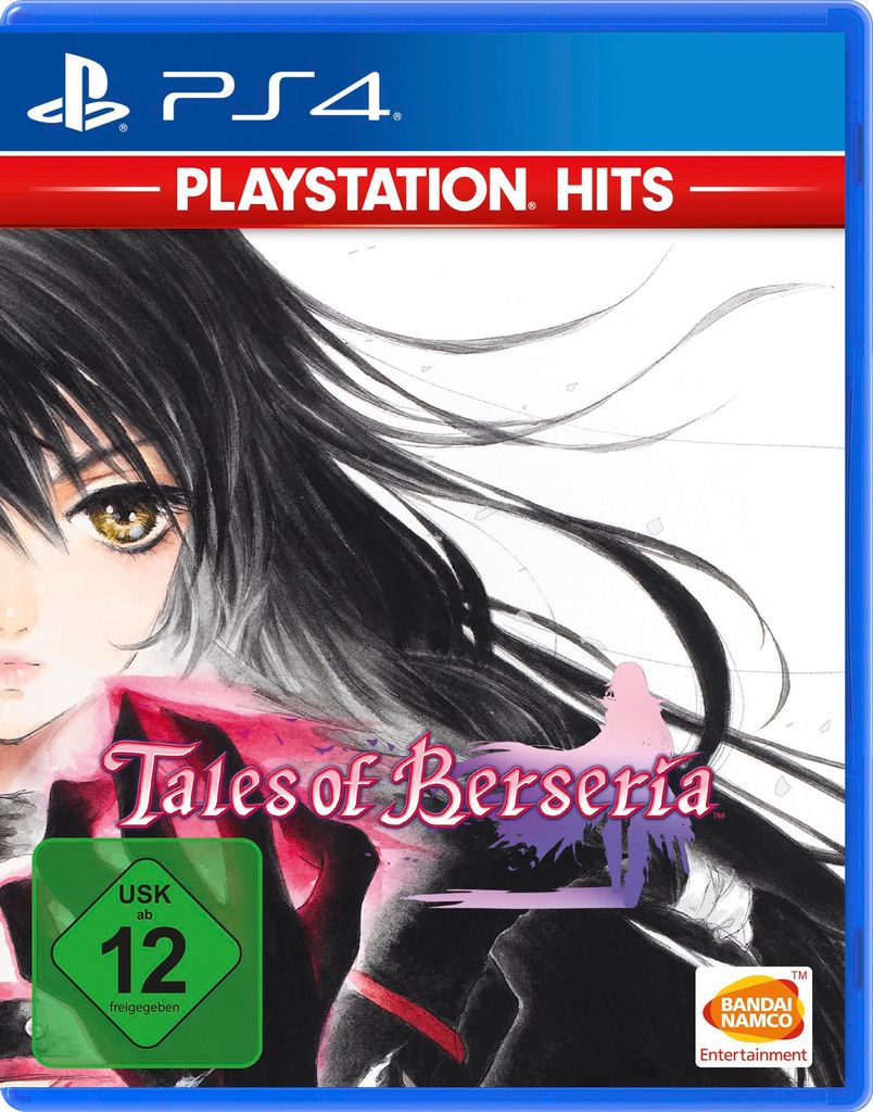 The image is a product shot of the video game 'Tales of Berseria' for PlayStation 4.