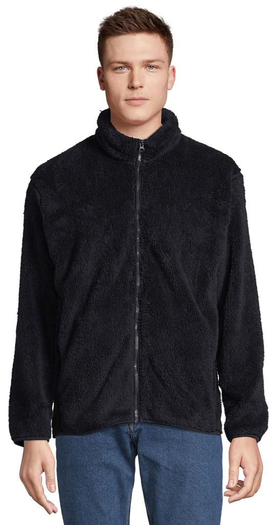 SOLS - Fleecejacke für Herren/Damen Uni, Durchgehender Reißverschluss LT6281 (XXS) (Marine)