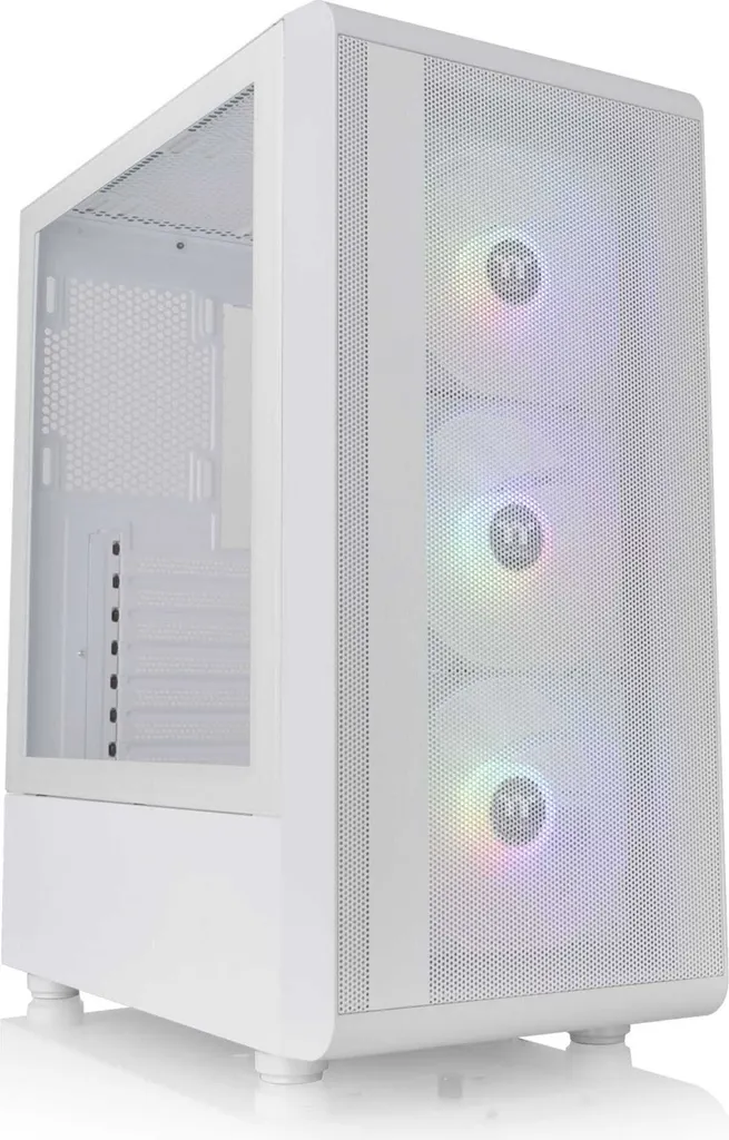 Thermaltake S200 TG Snow Edition Boîtier PC Moyen Tour Blanc Neige