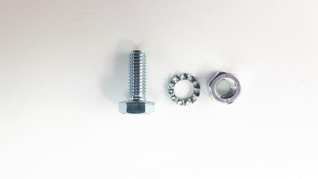 Bofix gegen M6x12 Sechseck + Federring