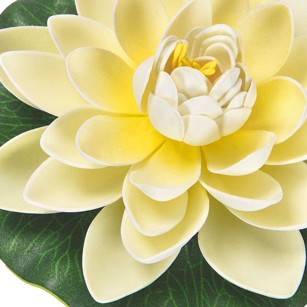 6 Stck Knstliche Seerosen Schwimmende Blumen Schwimmend
