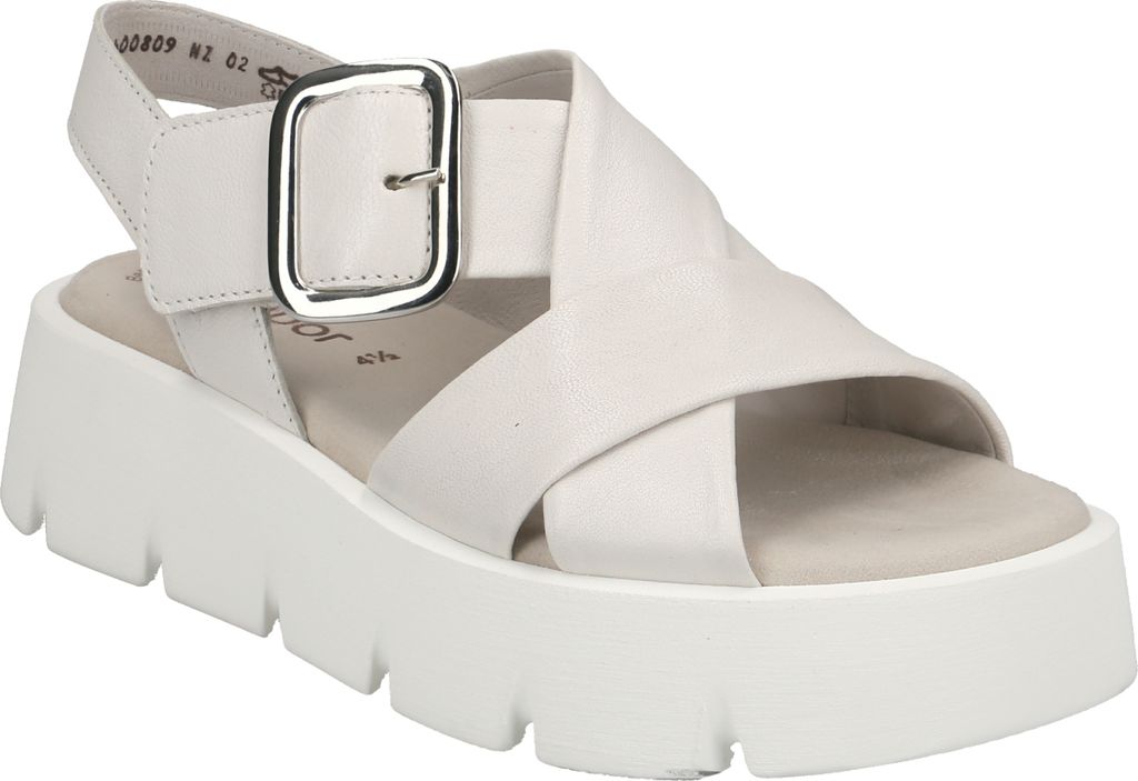 Gabor Sandalette 4.752.20, Glattleder, Weiß, Damen