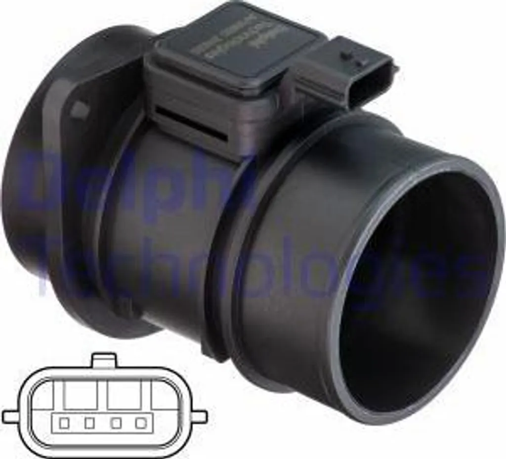 Débitmètre d'air DELPHI AF10653-12B1 OE 93863986 pour Trafic et Vivaro