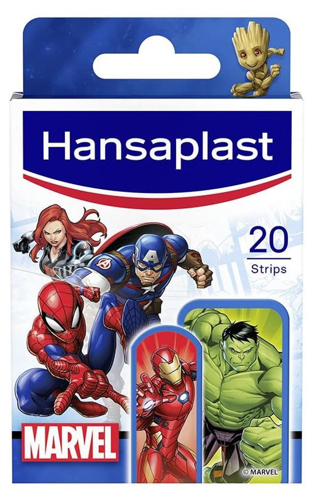 Hansaplast MARVEL, 1,9 x 5,5 cm, Rechteckig, Mehrfarbig, 20 Produktbild 