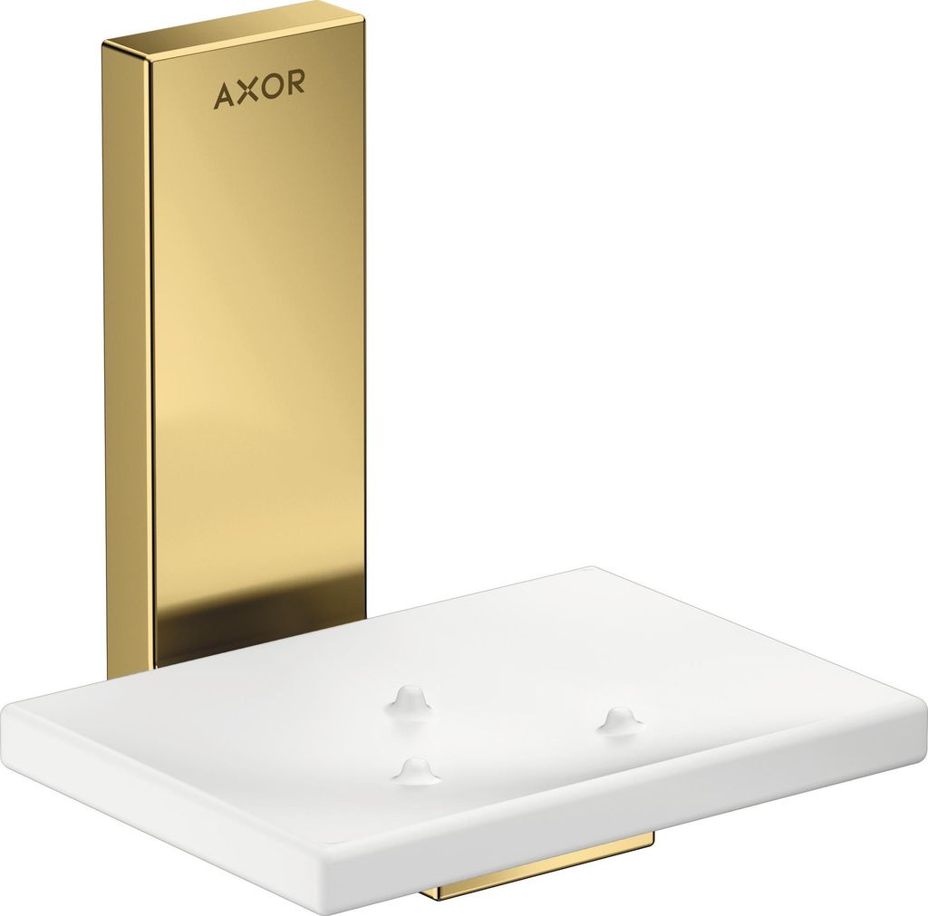 hansgrohe AXOR UNIVERSAL Rectangular Seifenschale, Metall, Ablage Glas, 42605990