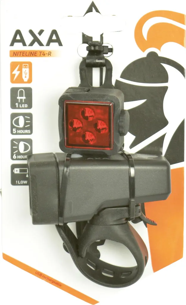 Kit AXA Niteline T4-R éclairage vélo rechargeable haute puissance LED