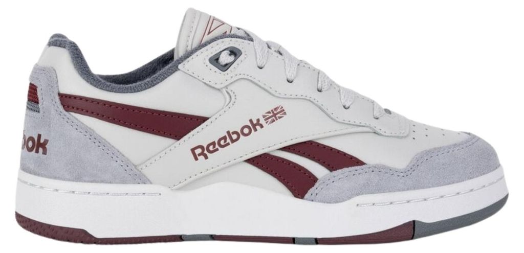 Herrenschuhe Reebok BB4000 II Turnschuhe Sport Leder grau 45,5