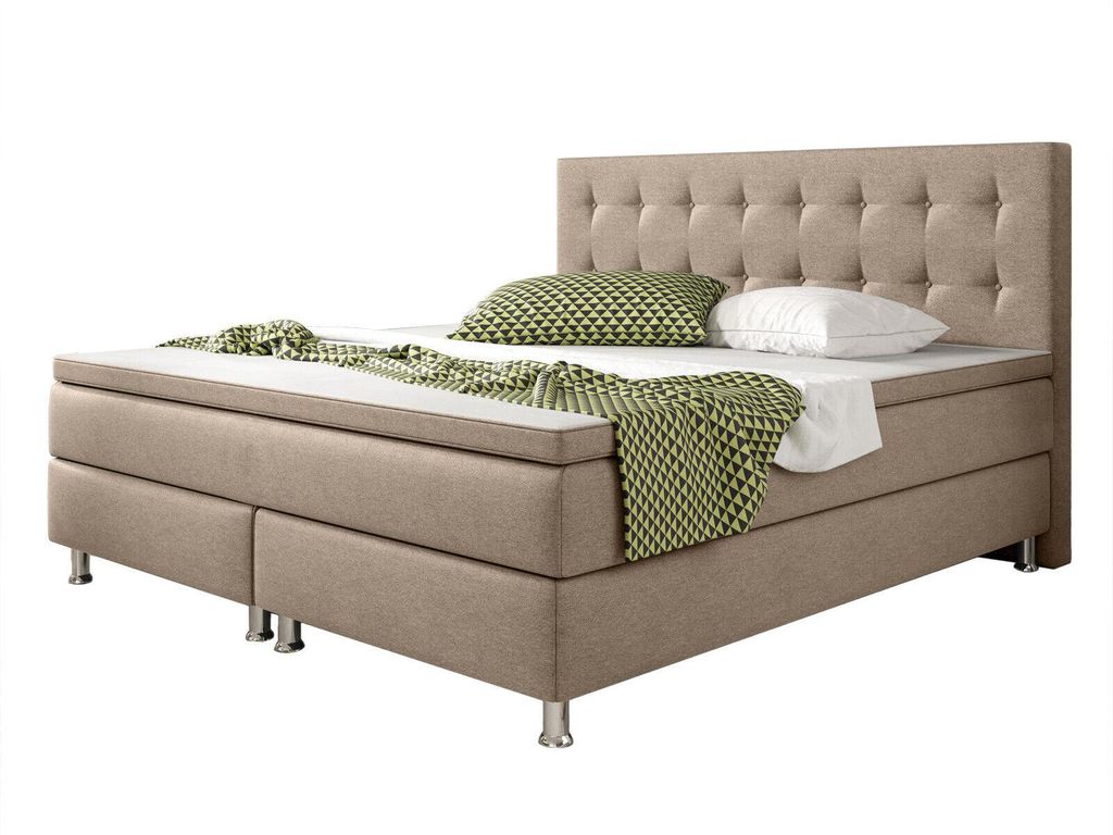 Boxspringbett 180x200 cm Muddy Bett Komfortbett Stoff Bett Bern
