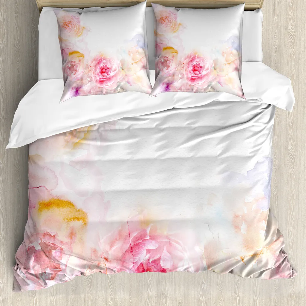 Restyling Camera: Copripiumino Floreale ABAKUHAUS Shabby Pink 200x200