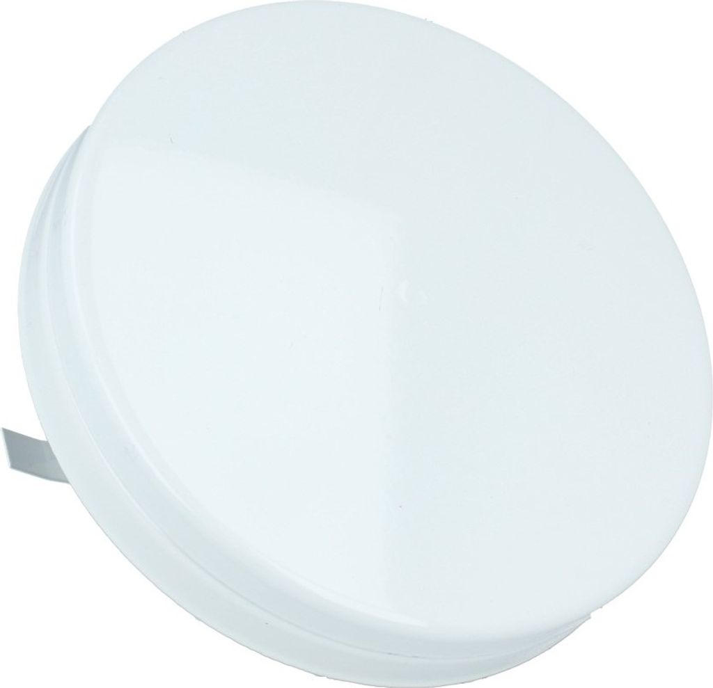 Zuluftventil Tellerventil Belüftung Stahl Lüftungsschacht Weiß RAL 9016 100mm