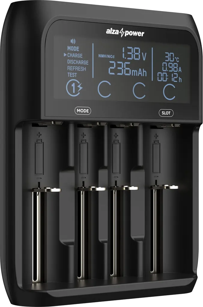 Chargeur de batterie USB portable AlzaPower AP450B pour voyage et bureau