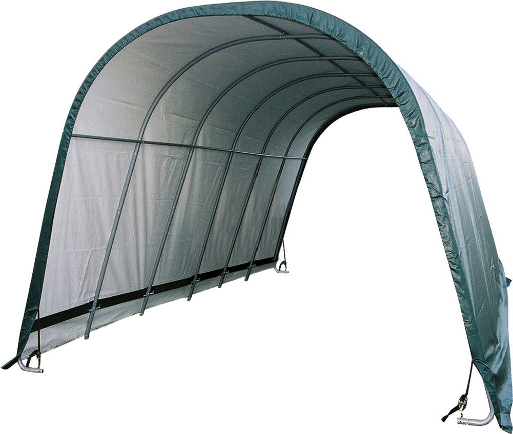 ShelterLogic Folien Weidezelt Run-In-Shed Grün 730x400x300 cm
