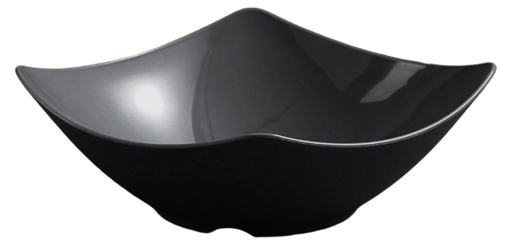 1/4 Stück Einweg-Servierschüsseln, quadratisch, glatte Kanten, hitzebeständig, vielseitig einsetzbar, ideal für Partysnacks und Salate.