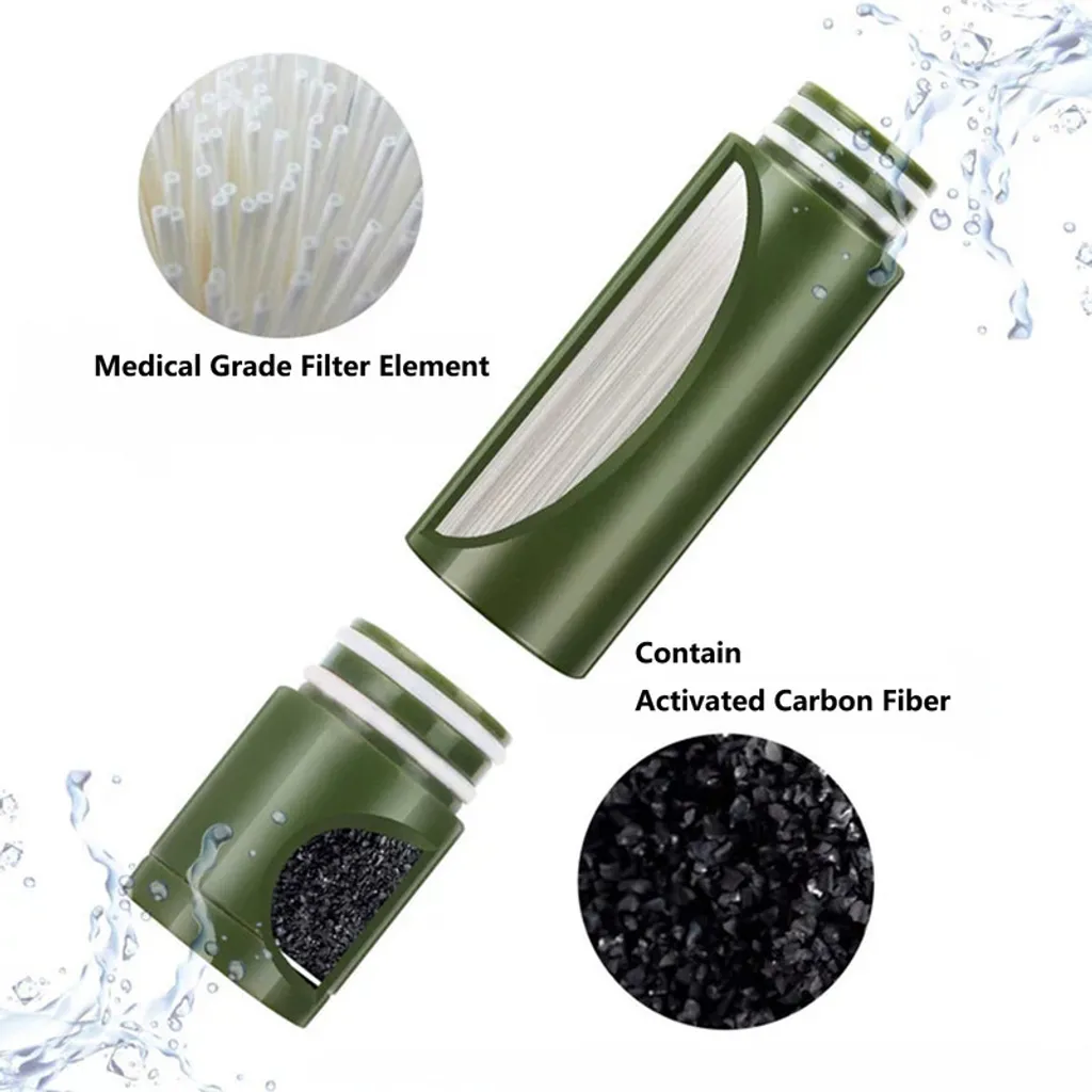 Équipement de camping : filtre à eau portable pour eau potable 5000L - 7