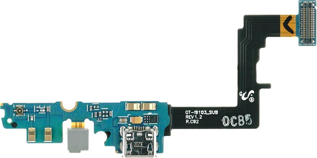 Ladebuchse für Samsung Galaxy R (GT-i9103) microUSB Flexkabel Mikrofon Ladeanschluss Lade Eingang