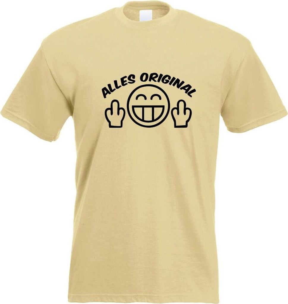 Kiwistar - T-Shirt - Khaki - Alles Original Motiv Bedruckt Funshirt Design Print - mit Motiv Bedruckt - Funshirt Design - Sport - Freizeit - Herren...