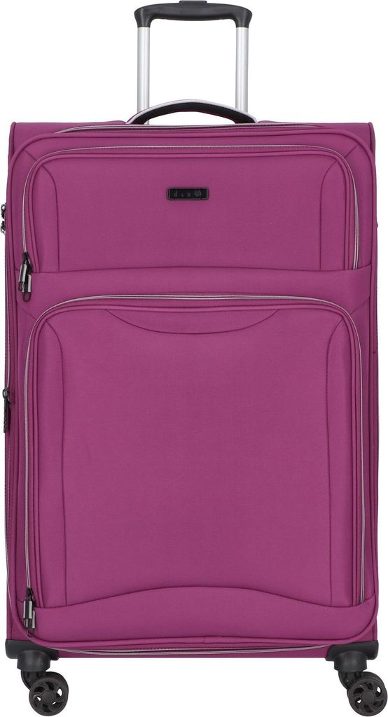 d&n Travel Line 9204 4 Rollen Trolley L 76 cm mit Dehnfalte