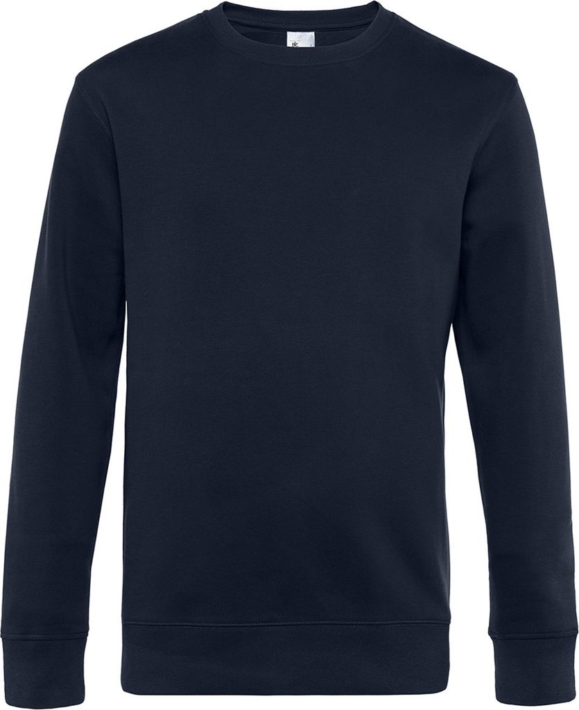 B&C - "King" Sweatshirt für Herren RW7909 (M) (Marineblau)
