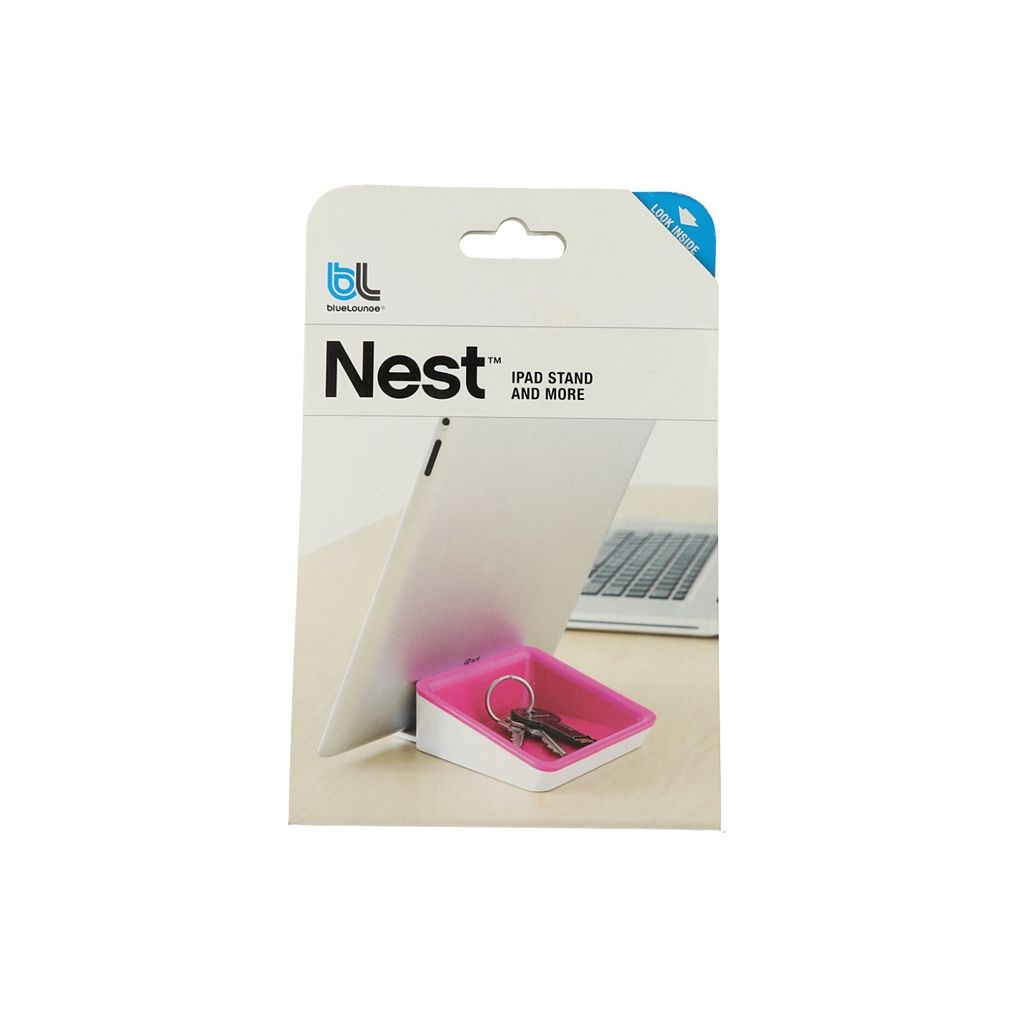Bluelounge Nest, E-Buchleser, Tablet/UMPC, Innenraum, Passive Halterung, Pink, iPad, iPad 2