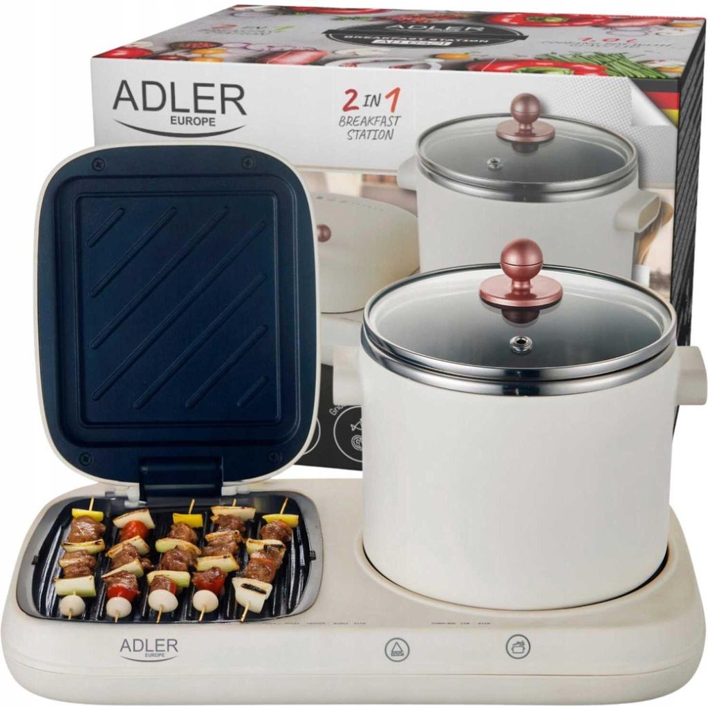 2-in-1-Elektrogrilltopf Adler | AD6421 Produktbild 