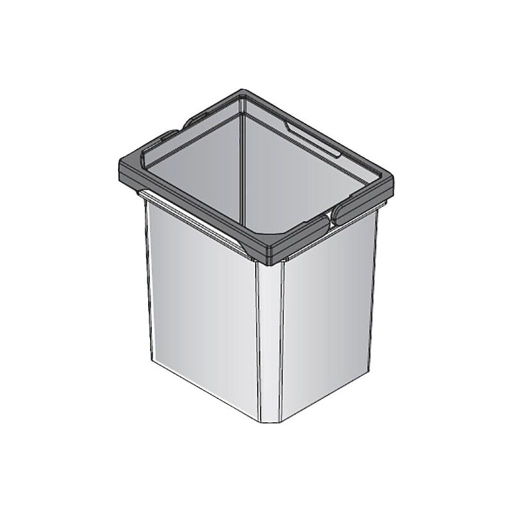 Envi Free Poubelle 20826 Gris 7 litres 230 x 191 x 256 mm Image du produit 