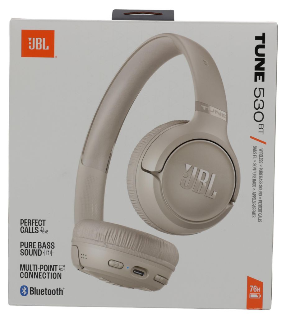 JBL Tune 530BT, Bezdrátový, Hovory/hudba, 20 - 20000 Hz, Obrázek produktu 