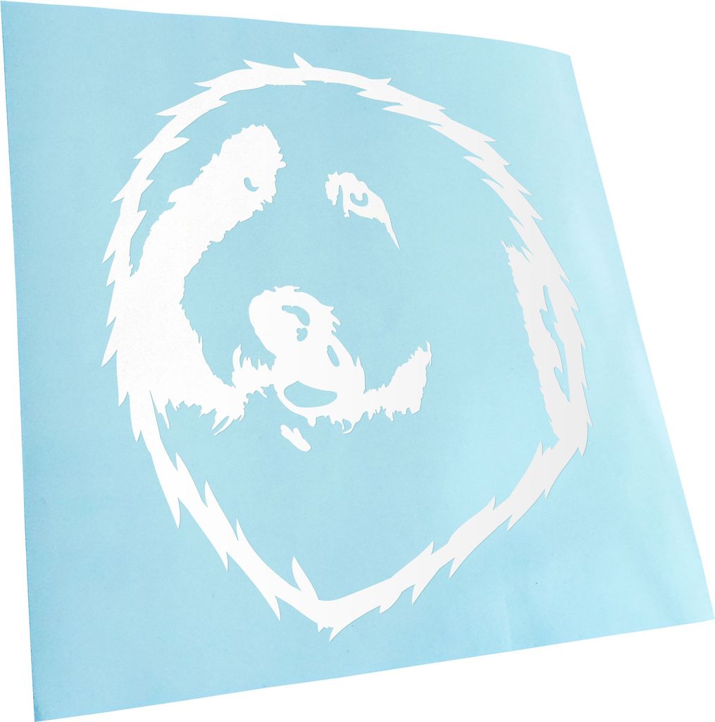 Kiwistar - Autoaufkleber - old english sheepdog Hund - Weiss - 30x25cm - Aufkleber für Auto, Laptop, Fahrrad, LKW, Motorrad mehrfarbig JDM Decal R...