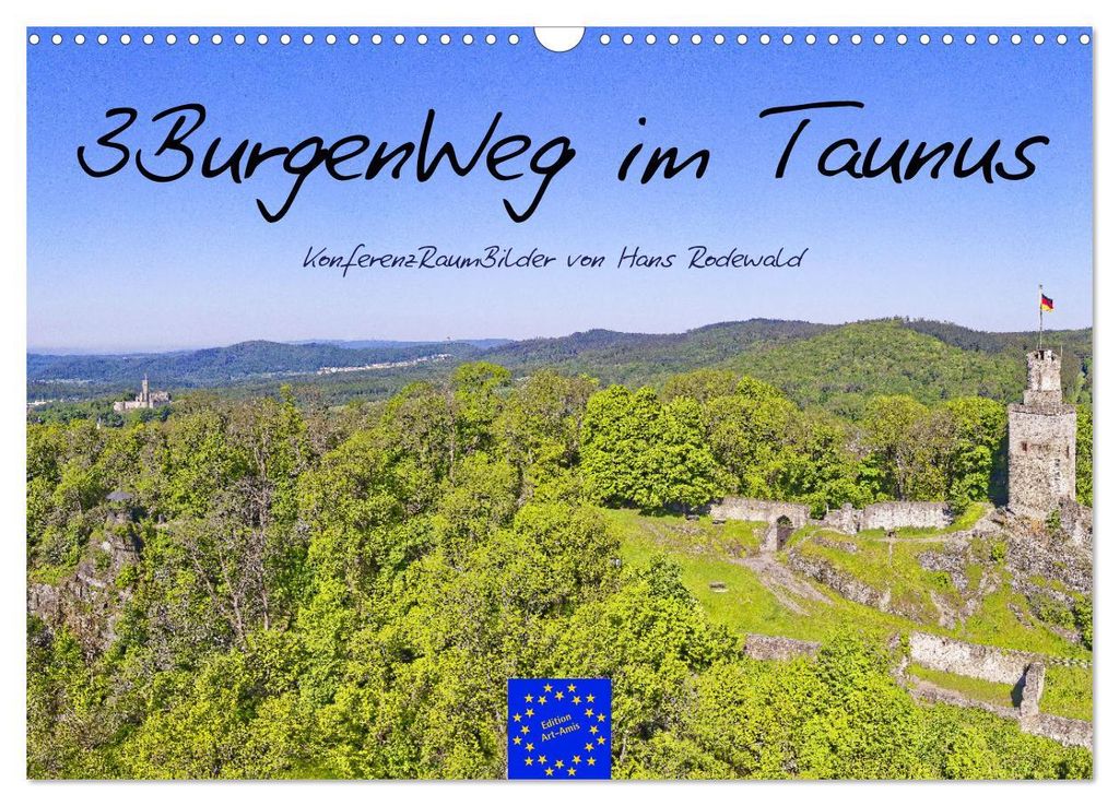 3BurgenWeg im Taunus - Der Erlebnispfad (Wandkalender 2027 DIN A3 quer), CALVENDO Monatskalender