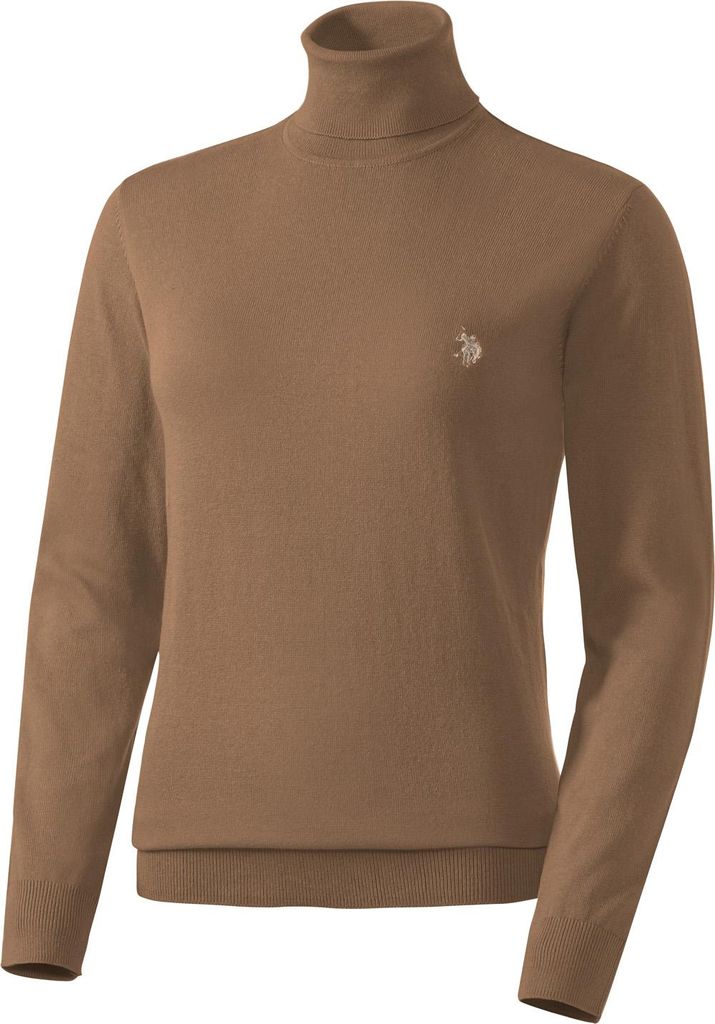 U.S. POLO ASSN. Damen Rollkragen-Pullover, höchster Tragekomfort