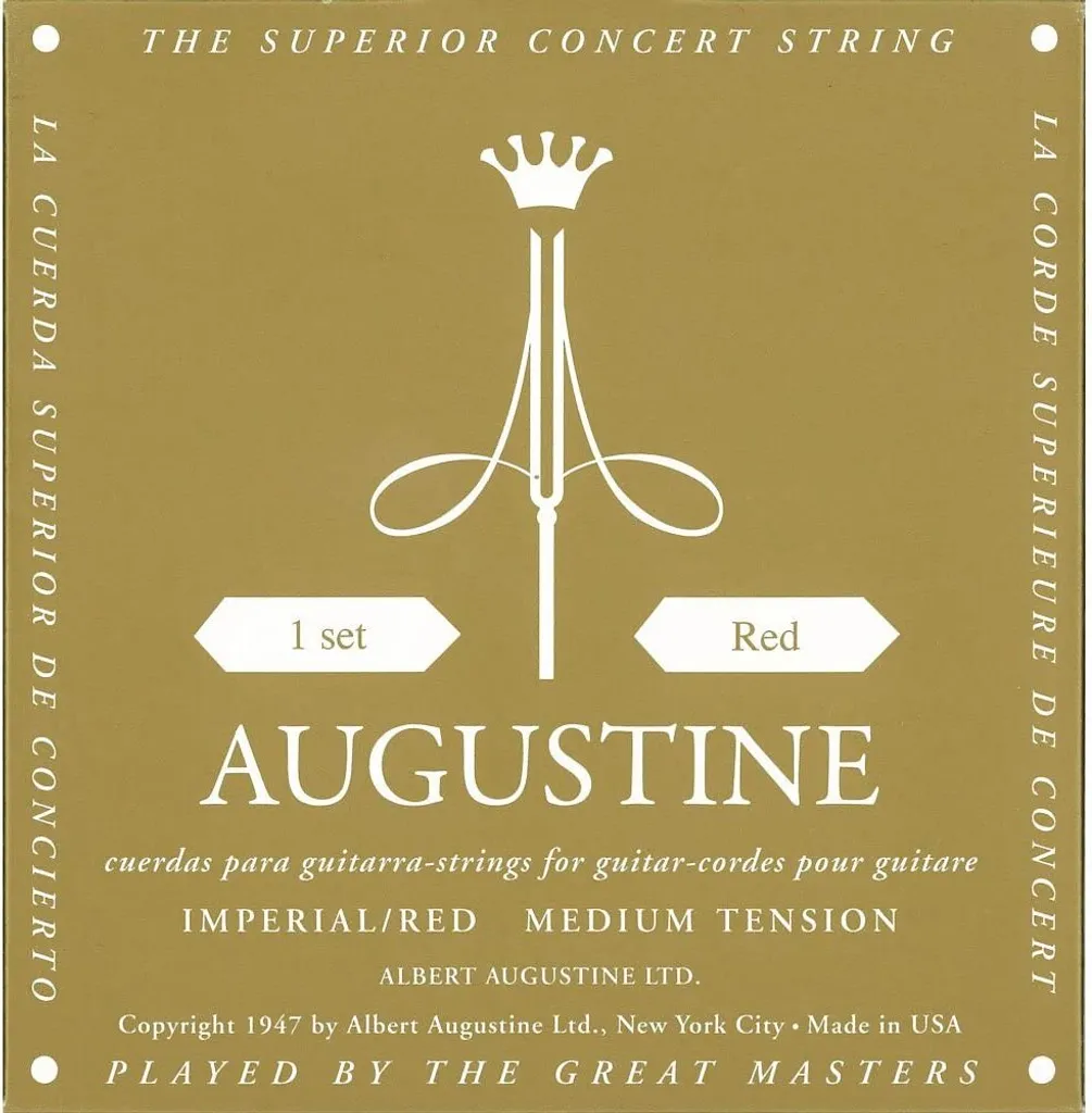 Améliorer le son de sa guitare avec les cordes Augustine Imperial Red