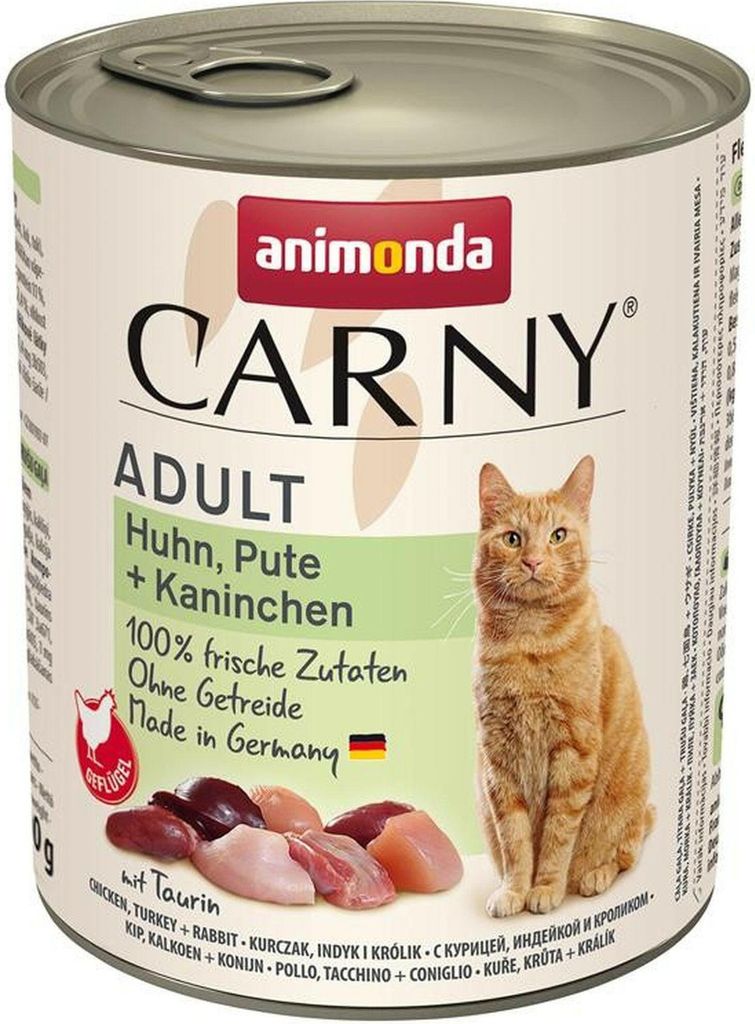 animonda Carny Adult Huhn, Pute + Kaninchen, Adult, Huhn, Produktbild 
