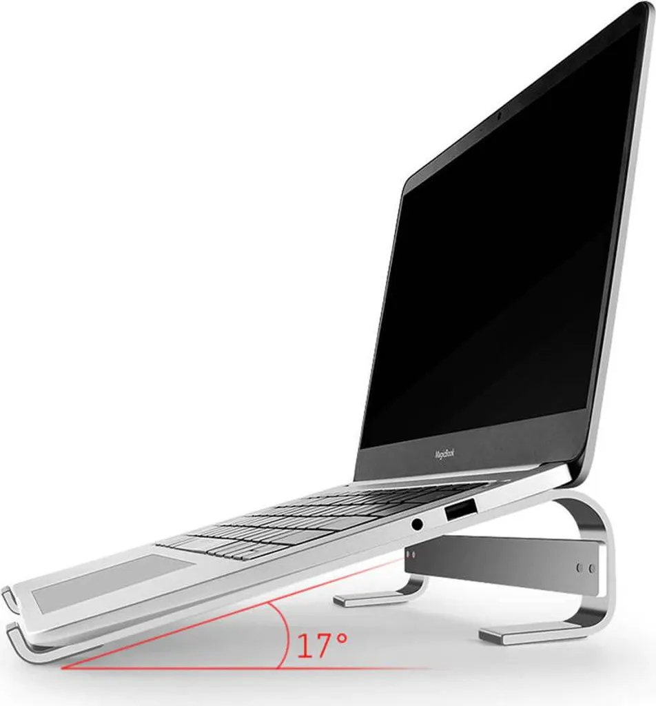 Simple S1 Stand Alluminio Nero per Laptop 18" e Tablet Professionali - 5