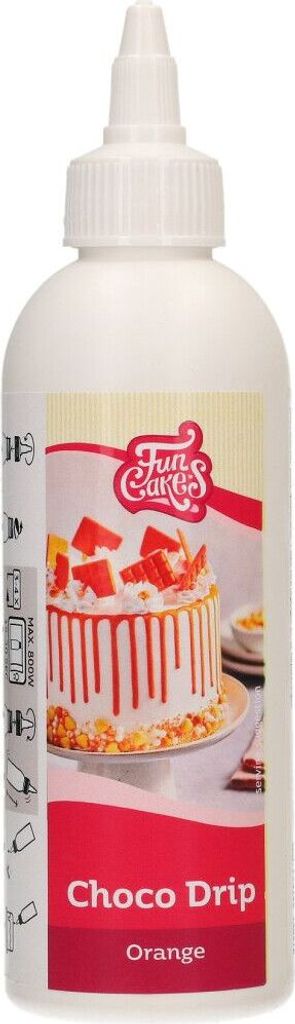 FunCakes Choco Drip Orange 180g Produktbild 