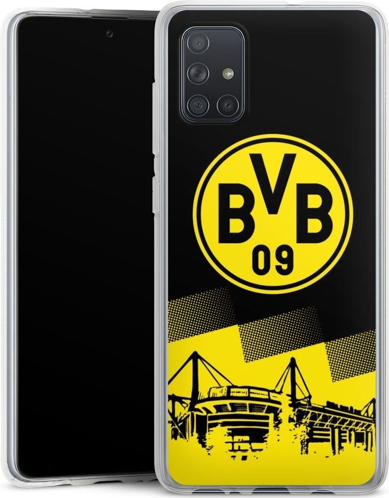 DeinDesign Handyhülle für Samsung Galaxy A71 Silikon Hülle Case Smartphone Schutzhülle BVB Borussia Dortmund Stadion