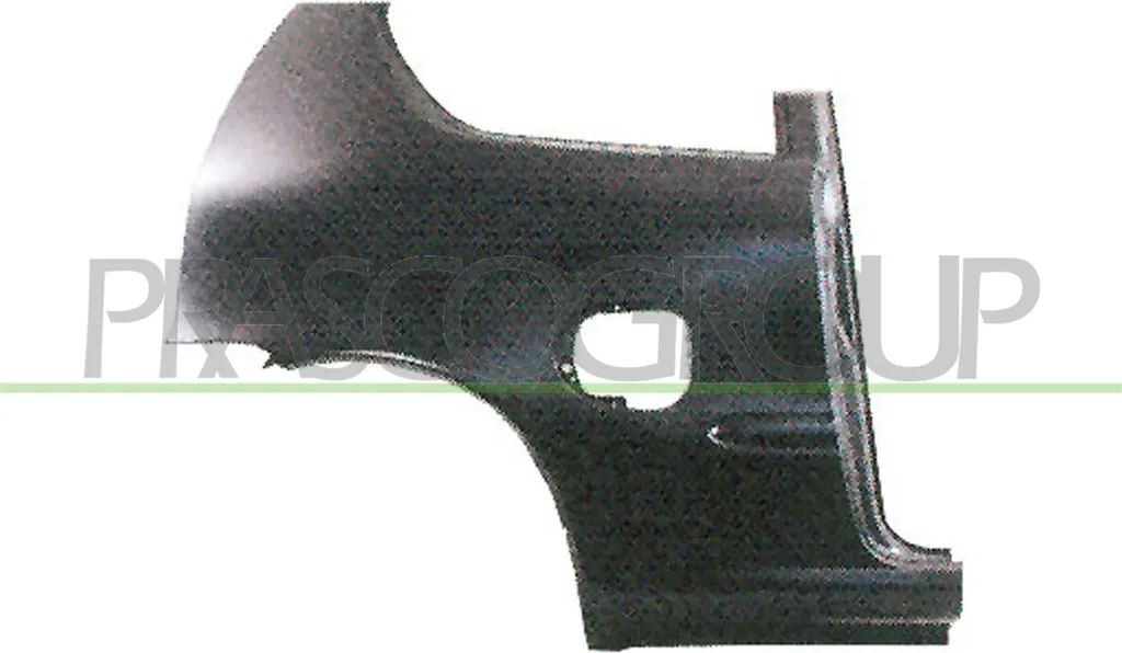 Extension d'aile arrière gauche pour Seicento - Carrosserie PRASCO FT019