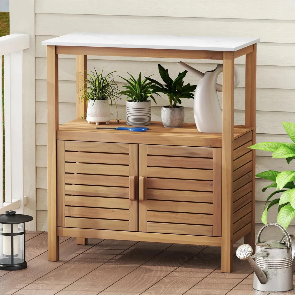 Buffet bois gain de place - Solution rangement pour petits espaces - 3