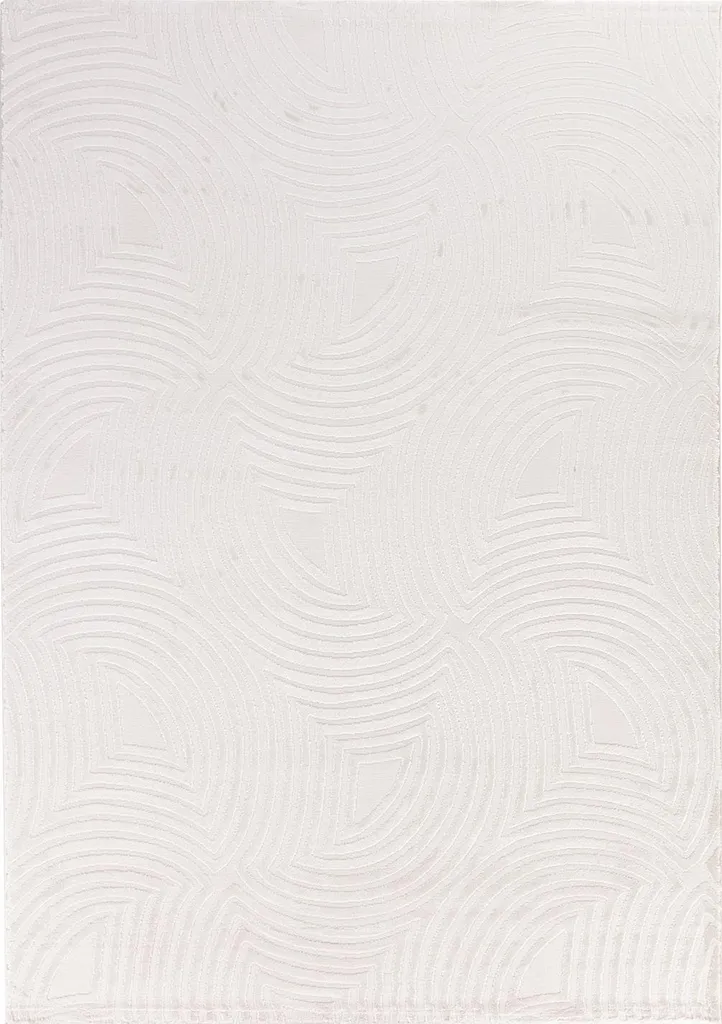 Tapis poils ras Sahara Nevra 200x290cm crème, moderne et confortable