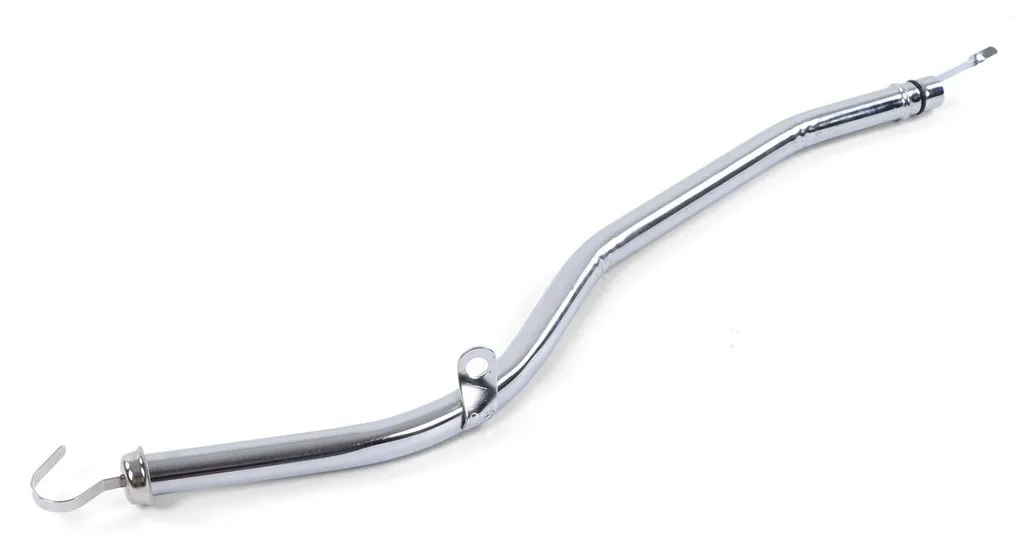 Jauge d'huile Powerglide 24 pouces en acier inoxydable argent chromé