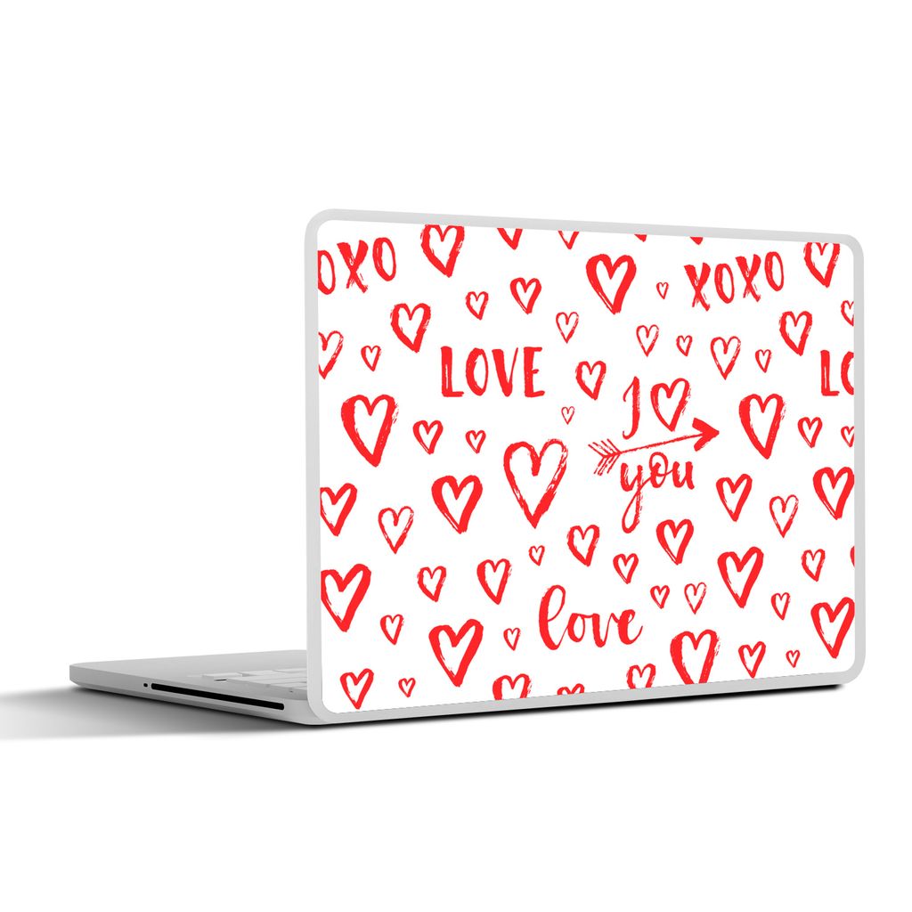 MuchoWow Laptop Aufkleber Sticker Cover Liebe - Geschenk der Liebe 36.5x27.5 cm - Laptop-Sticker